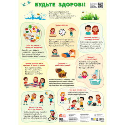 Навчальні плакати. Будьте здорові! Навчальні плакати. Будьте здорові!