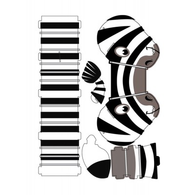 3D-конструктор. Зебра 3D-конструктор. Зебра
