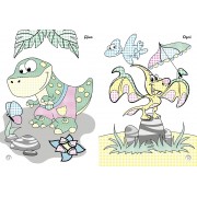 Веселі кольори. Динозаврики