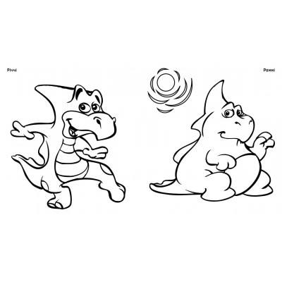 Прекрасные краски. Динозаврики Прекрасные краски. Динозаврики