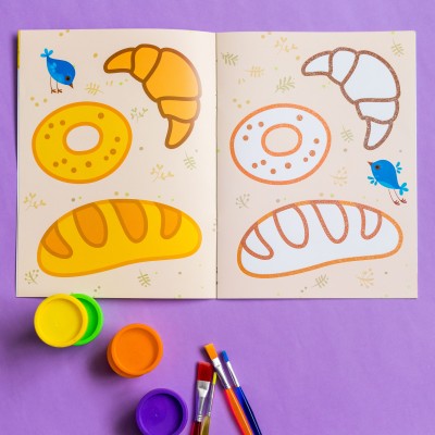 Тактильная раскраска. Еда Тактильная раскраска. Еда