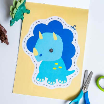 Вырезалки для самых маленьких. Забавные динозаврики Вырезалки для самых маленьких. Забавные динозаврики