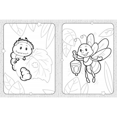 Розмальовка для найменших. Комашиний мікросвіт Розмальовка для найменших. Комашиний мікросвіт