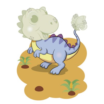 Объемные аппликации. Диномир Объемные аппликации. Диномир