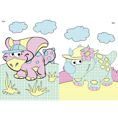 Волшебная кисточка. Динозаврики Волшебная кисточка. Динозаврики