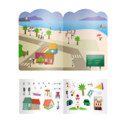 Багаторазові наліпки. Місто