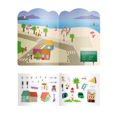 Многоразовые наклейки. Город Многоразовые наклейки. Город