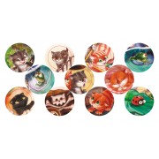 Книжка у кишеню з наліпками. Кошенята – витівники