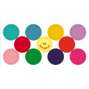 Книжка у кишеню з наліпками. Веселкові наліпки