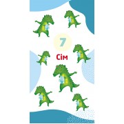 Книжка у кишеню з наліпками. Весела лічба