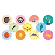 Книжка у кишеню з наліпками. Цікаві загадки