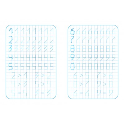 Школа Кенгуру. Зошит-тренажер. Друкуємо цифри Школа Кенгуру. Зошит-тренажер. Друкуємо цифри