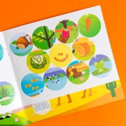 Мої перші наліпки. Нагодуй тваринку