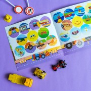 Мої перші наліпки. Де живуть машини?