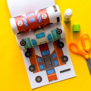 Виріж та наклей. Збери свій автопарк