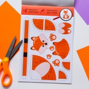 Виріж та наклей. Збери свій зоопарк