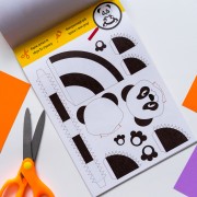 Виріж та наклей. Збери свій зоопарк