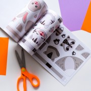 Виріж та наклей. Збери свій зоопарк