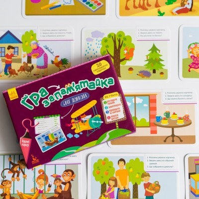 Гра-запам'ятайка. Світ довкола Гра-запам'ятайка. Світ довкола