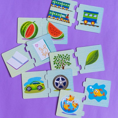 Пазлы-половинки. Часть и целое Пазлы-половинки. Часть и целое