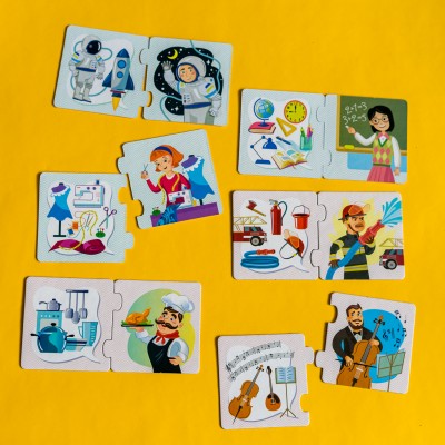 Пазли-половинки. Професії Пазли-половинки. Професії