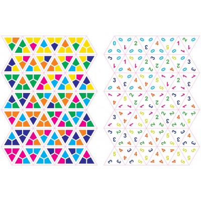 Тримино. Цифры и цвета Тримино. Цифры и цвета